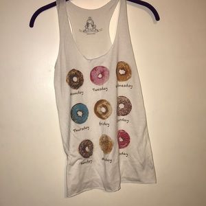 Days of the week donut tank